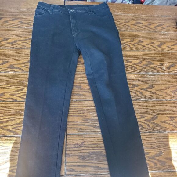 Vintage Joan D'Arc basic black jeans sz 17 - Picture 5 of 5